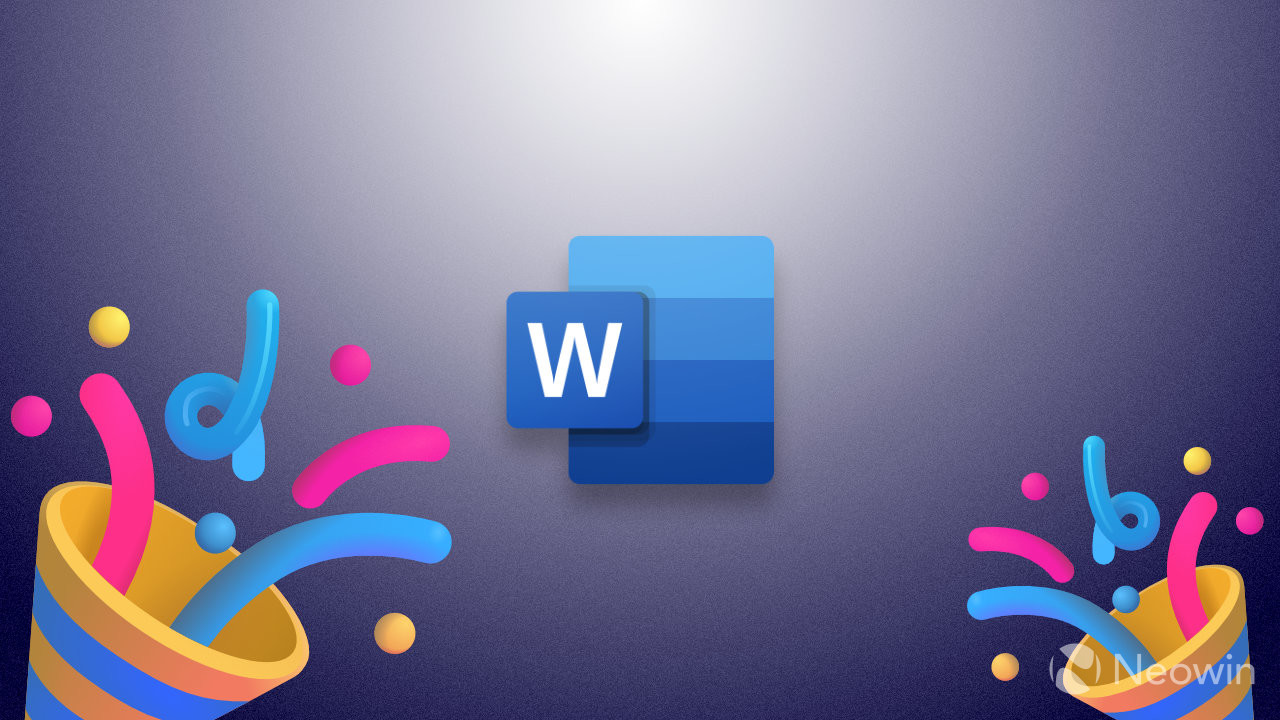 Microsoft Word feston ditelindjen, ja sa vjeç mbush