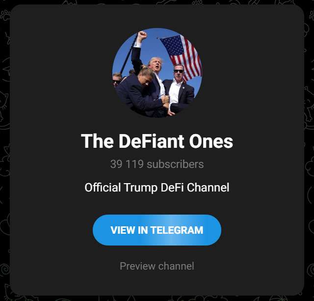 The DeFiant Ones: Donald Trump dhe kriptovalutat