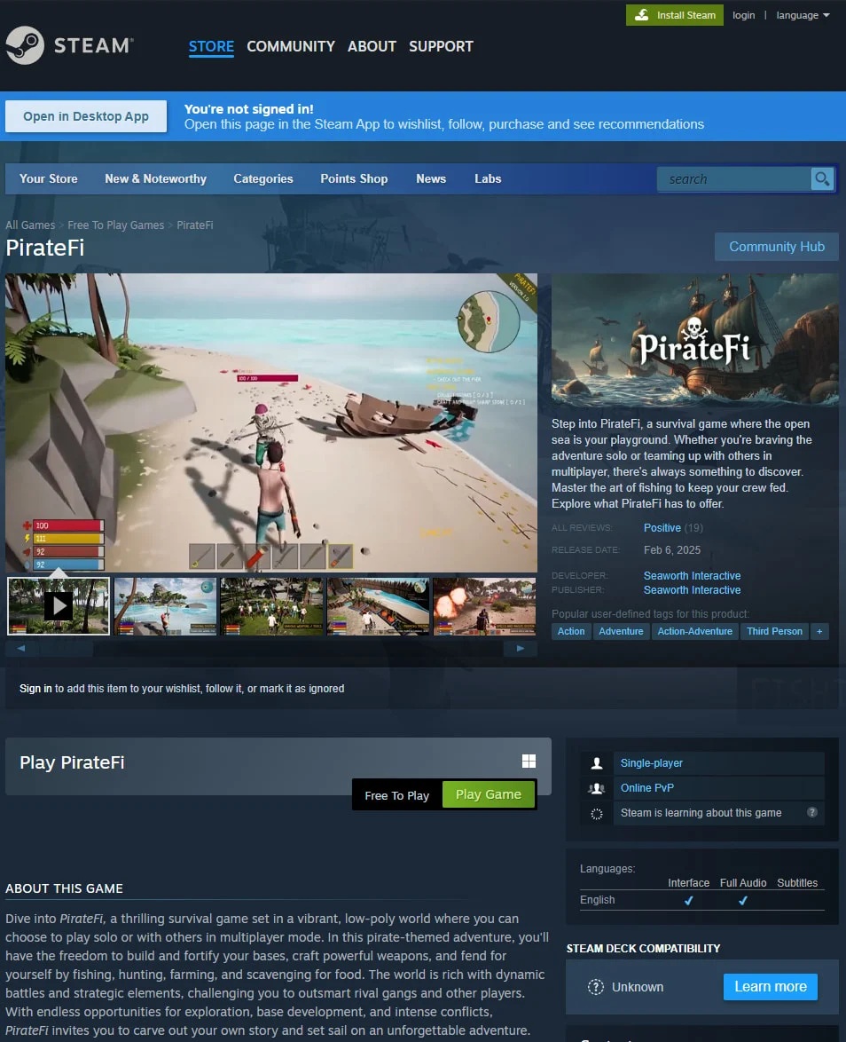 Steam fshin këtë lojë dashakeqëse dhe sugjeron riinstalimin e sistemit operativ