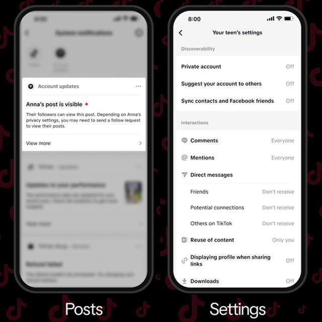 TikTok: Karakteristika të reja sigurie për të miturit