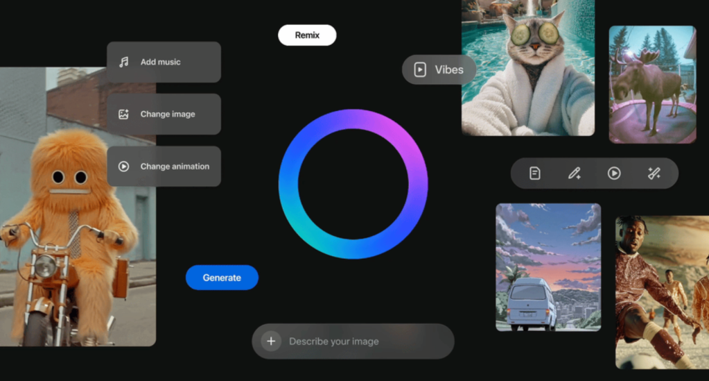Meta sjell në Evropë “Vibes” – feed-in me video të krijuara plotësisht nga AI